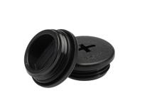 hpp11-bk080 Alpha Wire Blanking Plug, PG11, Plastic, 22mm Diameter, Threaded