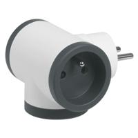 049435 Legrand French / German Multi Outlet Plug, 16A, Plug-In