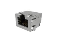rje3b1881401 Amphenol Communications Solutions RJE3B18814 Series Female Ethernet Connector, Surface Mount, Cat6, EMI Shield 1 Port 8