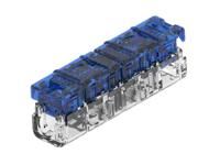 2378100-3 TE Connectivity, 2378100 Wire Splice Wire Splice Connector, Blue/Clear, Insulated 18 → 16 AWG