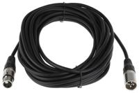 742-4517 RS PRO Female 3 Pin XLR to Male 3 Pin XLR  Cable, Black, 10m
