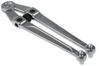 117b Facom Adjustable Spanner, 245 mm Overall, 100mm Jaw Capacity, Metal Handle