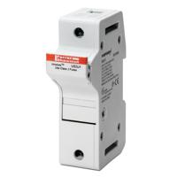 us3j3 Mersen 30A Rail Mount Fuse Holder for 22 x 58mm Fuse, 3P, 600V ac