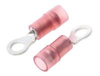 270-7634 RS PRO Insulated Crimp Ring Terminal, M3.5 Stud Size, 0.5mm² to 1.5mm² Wire Size, Red
