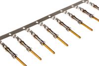 66102-8 TE Connectivity Type III+ Series Male Crimp Terminal, 24AWG Min, 20AWG Max