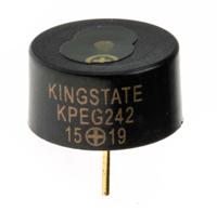 535-8253 RS PRO 70dB Through Hole Continuous Internal Piezo Buzzer, 13.7 (Dia.) x 7.6mm, 3V dc Min, 20V dc Max