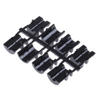 8655mh0901bklf Amphenol Communications Solutions 8655MH Series Die Cast Zinc D Sub Backshell, 9 Way, Strain Relief
