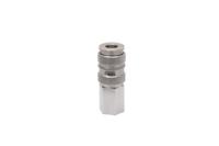 325-487 RS PRO Brass, Steel Female Pneumatic Quick Connect Coupling, BSPT 1/4 Female Threaded