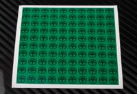 776-0939 RS PRO Black/Green Vinyl Safety Labels, Symbol-Text 12.5 mm x 12.5mm