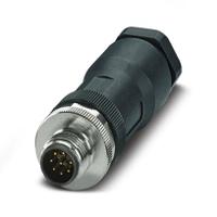 1410666 Phoenix Contact Connector, 8 Contacts, Screw Mount, M12 Connector, Plug, IP67, SACC-M12MS-8CON-PG11-M Series