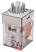 601380120040 Finder Plug In Power Relay, 12V ac Coil, 10A Switching Current, 3PDT
