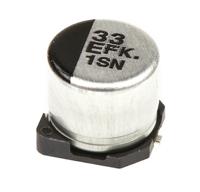 eeefk1e330ap Panasonic 33μF Aluminium Electrolytic Capacitor 25V dc, Surface Mount - EEEFK1E330AP
