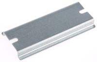 b-3-din-35-rail Fibox Steel Unperforated DIN Rail, Top Hat Compatible, 80mm x 35mm x 8mm