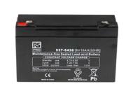 537-5438 RS PRO 6V T1 Sealed Lead Acid Battery, 10Ah