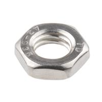 122-4404 RS PRO Stainless Steel Hex Nut, DIN 439B, M8