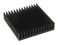 ickpga20x20x12 Fischer Elektronik Heatsink, Universal Square Alu, 8 → 1.9K/W, 51 x 51 x 12.3mm, Conductive Adhesive, Conductive