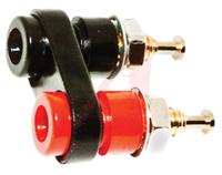 bu-p4543-0 Mueller Electric 5A, Black Binding Post With Beryllium Copper Contacts