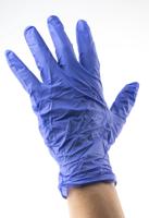 mfnp10004 Polyco Healthline Indigo Purple Powder-Free Nitrile Disposable Gloves, Size XL, 100 per Pack