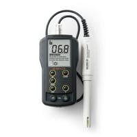 hi-9813-51 Hanna Instruments HI-9813-51 pH Meter, 0.1pH Accuracy, 0.1pH Resolution, 14pH Max, +60 °C Max