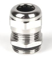208-4380 RS PRO Metallic Brass Cable Gland, PG13.5 Thread, 6mm min., 12mm max., IP68