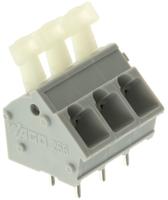 256-403 WAGO 256 Series PCB Terminal Block, 3-Contact, 5.08mm Pitch, 1-Row