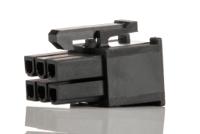 45559-0002 Molex, Mini-Fit Jr Female Connector Housing, 4.2mm Pitch, 6 Way, 2 Row