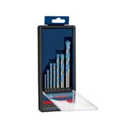 2608900649 Bosch 4-Piece Twist Drill Bit Set for Multi-Material, 8mm Max, 4mm Min, Carbide Tipped Bits