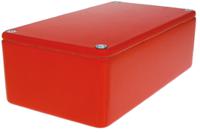 rtm500717-red CAMDENBOSS 5000 Series Red Die Cast Aluminium Enclosure, IP54, Red Lid, 121 x 95 x 61mm