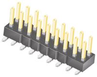 tsm-109-02-l-dv Samtec TSM Series Straight Surface Pin Header, 18 Contact(s), 2.54 mm Pitch, 2 Row, Unshrouded