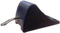 125-2183 RS PRO Rubber Wheel Chock, 340 mm x 200mm x 190 mm