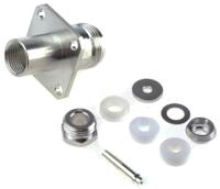 j01021h1119 Telegartner, Jack Panel Mount N Connector, 50Ω, Clamp Termination, Straight Body
