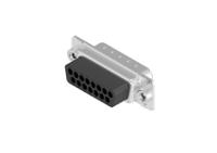 dss2xpxxg04x CONEC 15 Way Through Hole D-sub Connector Plug, with 4-40 UNC