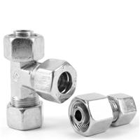 ew08lomdcf Parker Elbow 90° Tube to Swivel Male 24° DIN Cone to Male 24° DIN Cone, EW08LOMDCF