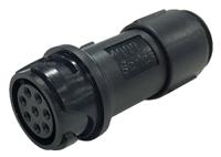 pxp401108p5560 Bulgin Circular Connector, 8 Contacts, Cable, Miniature Connector, Socket, Male, IP66, IP69K, IP68, Buccaneer 4000