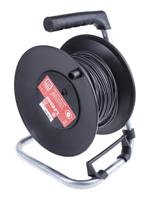 125-3743 RS PRO Black Test Lead Extension Reel, 50m Cable Length, CAT II 1000 V safety category