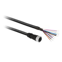 xzcp29p12l20 Telemecanique Sensors Female 8 way M12 to Sensor Actuator Cable, 20 m