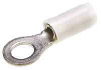 152872 TE Connectivity, PIDG Insulated Ring Terminal, M5 Stud Size, 1.65mm² to 3.45mm² Wire Size, Red, White