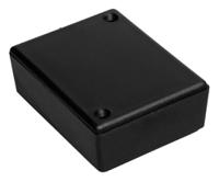 192-0789 RS PRO Black ABS Enclosure, IP53, IK07, 75.9 x 58.8 x 27.9mm