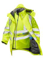 p487-r-3xl PULSAR Yellow Hi Vis Bodywarmer, 3XL