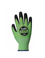 tg5210-gr-9-pack Traffi Traffi Glass, Nylon, Polyethylene Work Gloves, Size 6-12