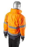 918-6005 Portwest Orange Men Hi Vis Bomber Jacket, M