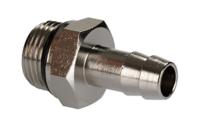176-2041 RS PRO Hose Connector Hose Tail Adaptor, BSPP 3/8in 10mm ID, 5 MPa, 50 bar