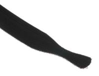 285-4584 RS PRO Cable Tie, Hook and Loop, 305mm x 12 mm, Black Fabric, Pk-25