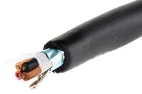 45094-bk005 Alpha Wire Xtra-Guard 4 Performance Cable Control Cable, 4 Cores, 0.23 mm² 24 AWG, Screened, 30 m, Black Thermoplastic