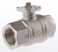 812-5233 RS PRO Brass Full Bore, 2 Way, Ball Valve, Threaded