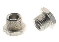 176-1053 RS PRO G 1/4 Male Nickel Plated Brass Plug Fitting