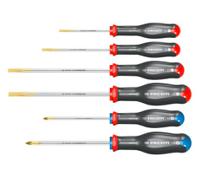 atdj6 Facom Pozidriv; Slotted Screwdriver Set, 6-Piece