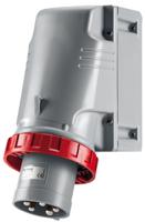 2456397t Scame IP67 Red Wall Mount 3P + N + E Industrial Power Plug, Rated At 63A, 415 V