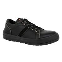 07vargas382436 Parade Vargas Unisex Black Stainless Steel Toe Capped Safety Trainers, UK 3, EU 36