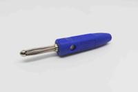 212-1232 RS PRO Blue Male Banana Connectors, Screw Termination, 16A, 50V, Copper Plating